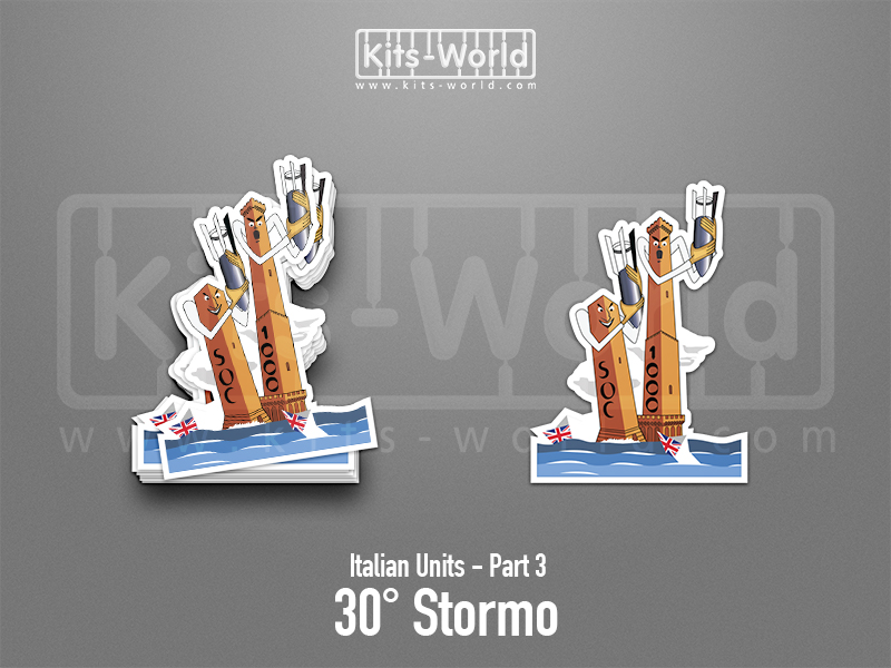 Kitsworld SAV Sticker - Italian Units - 30° Stormo W:72mm x H:100mm 